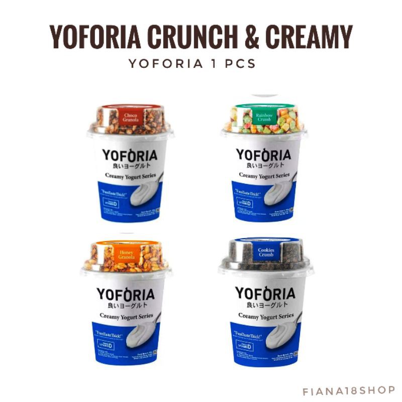 YOFORIA YOGURT CRUNCH & CREAMY MURAH