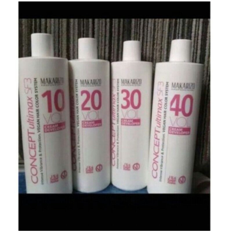 BEAUTYMAXX | MAKARIZO | OXSIDANT MAKARIZO 135ML-1000ML-CAMPURAN CAT MAKARIZO | DAVELOPER MAKARIZO VOL10-20-30-40 | MAKARISO Concept Ultimax SF3 Oxidant Developer 200ml / campuran pewarna rambut | CAT MAKARIZO UNTUK BLEACHING RAMBUT 12%_9%6_%_3%