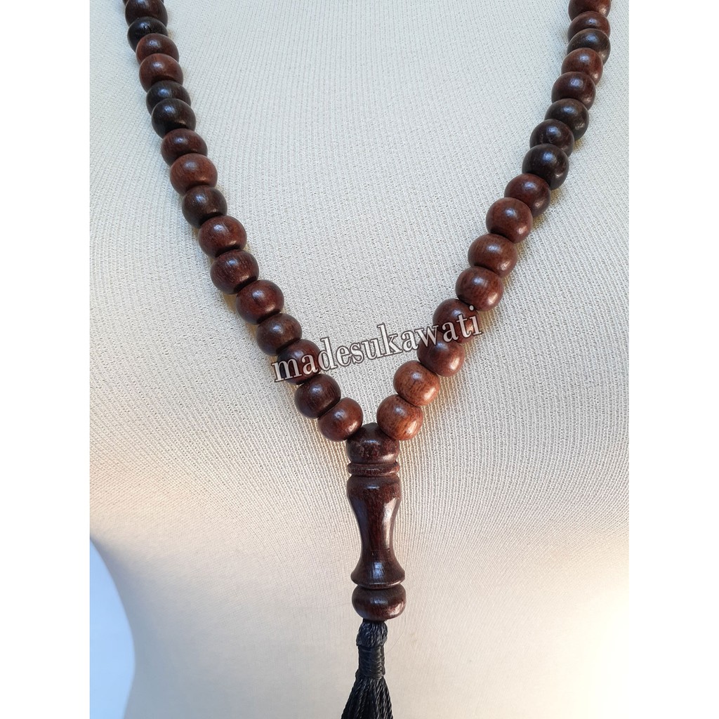 Kalung bola kayu gaharu tasbih