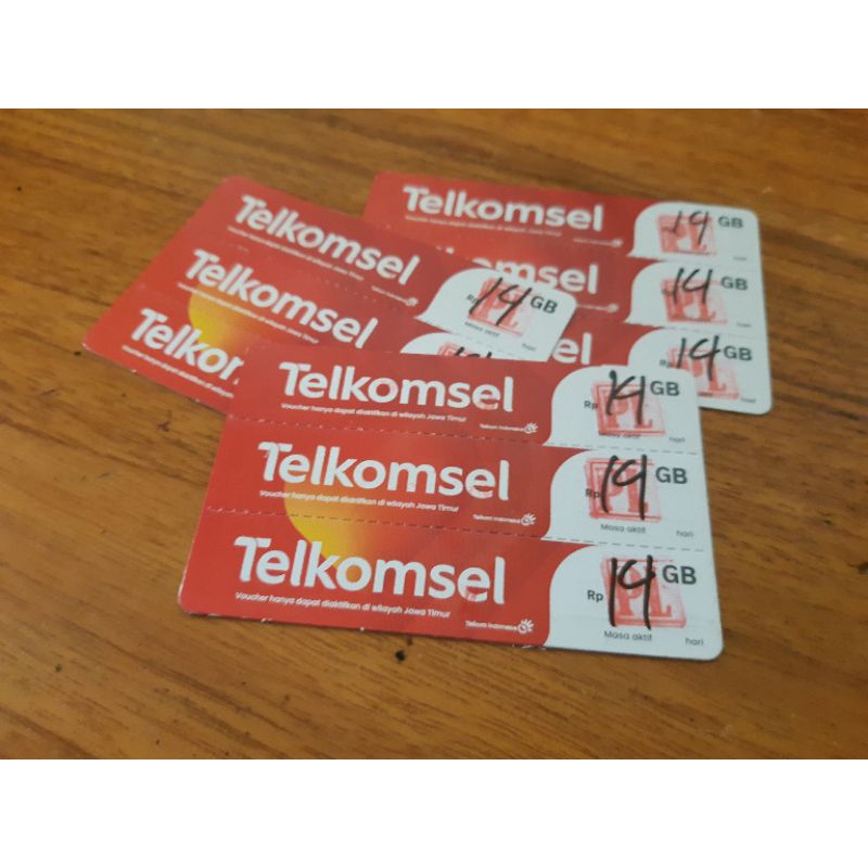 Voucher Data Telkomsel 14gb Jatim