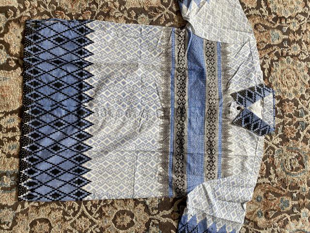 Bswart Batik Hrb026 Kenongo Hem Panjang Padi Pekalongan M L Xl Batik Pria Murah Modern Grosir