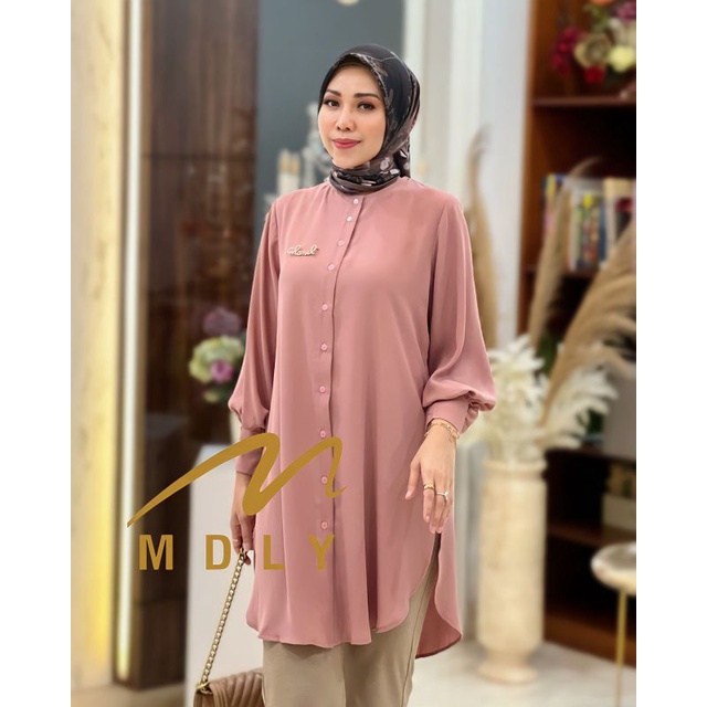 New Collection Zahira Tunik Reborn Tunik Terbaru Fhasion Wanita Terlaris Kemeja Premium Original by 