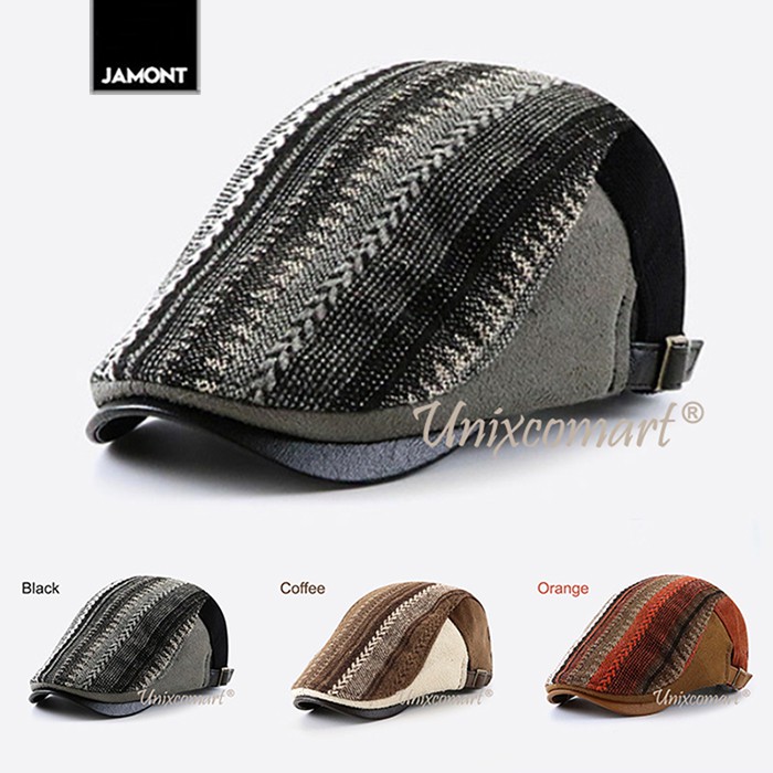 Topi Newsboy JACOB Jamont Flat Hat Pelukis Copet Patino Sutradara