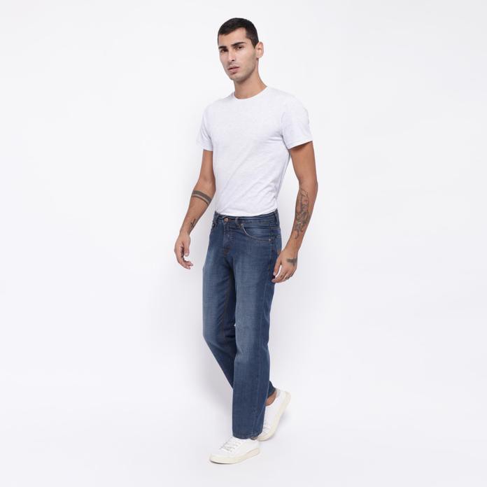 Edwin Celana Jeans Edw-11-Indigo Regular Fit Pria Panjang Biru Jeans - Biru, 31 Best Quality