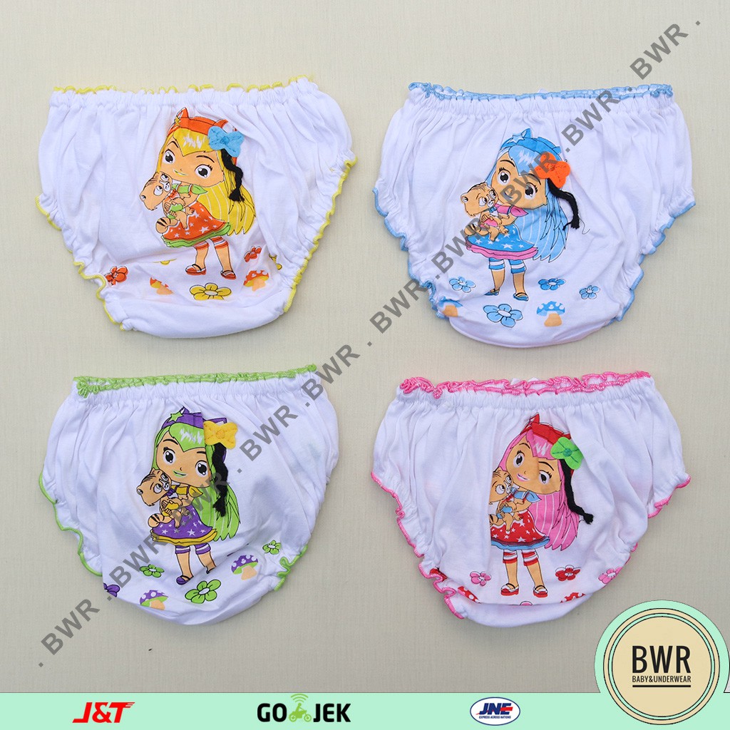 [ 3pc ] CD Golden Nick Anak RAMBUT | Celana Dalam Anak Perempuan CD Golden Nick Kids Lucu || Bwr