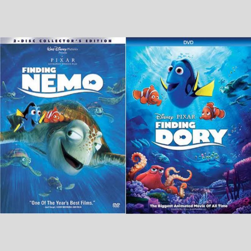 Kaset Kartun Finding Nemo and Finding Dory