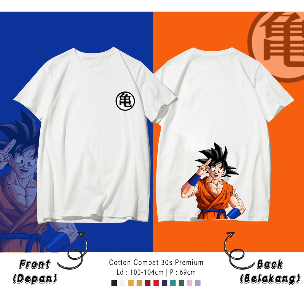 DRAGON BALL  / TERMURAH BAJU KAOS KATUN WANITA/ PRIA UNISEX LENGAN PENDEK / TUMBLR TEE /  OVERSIZE