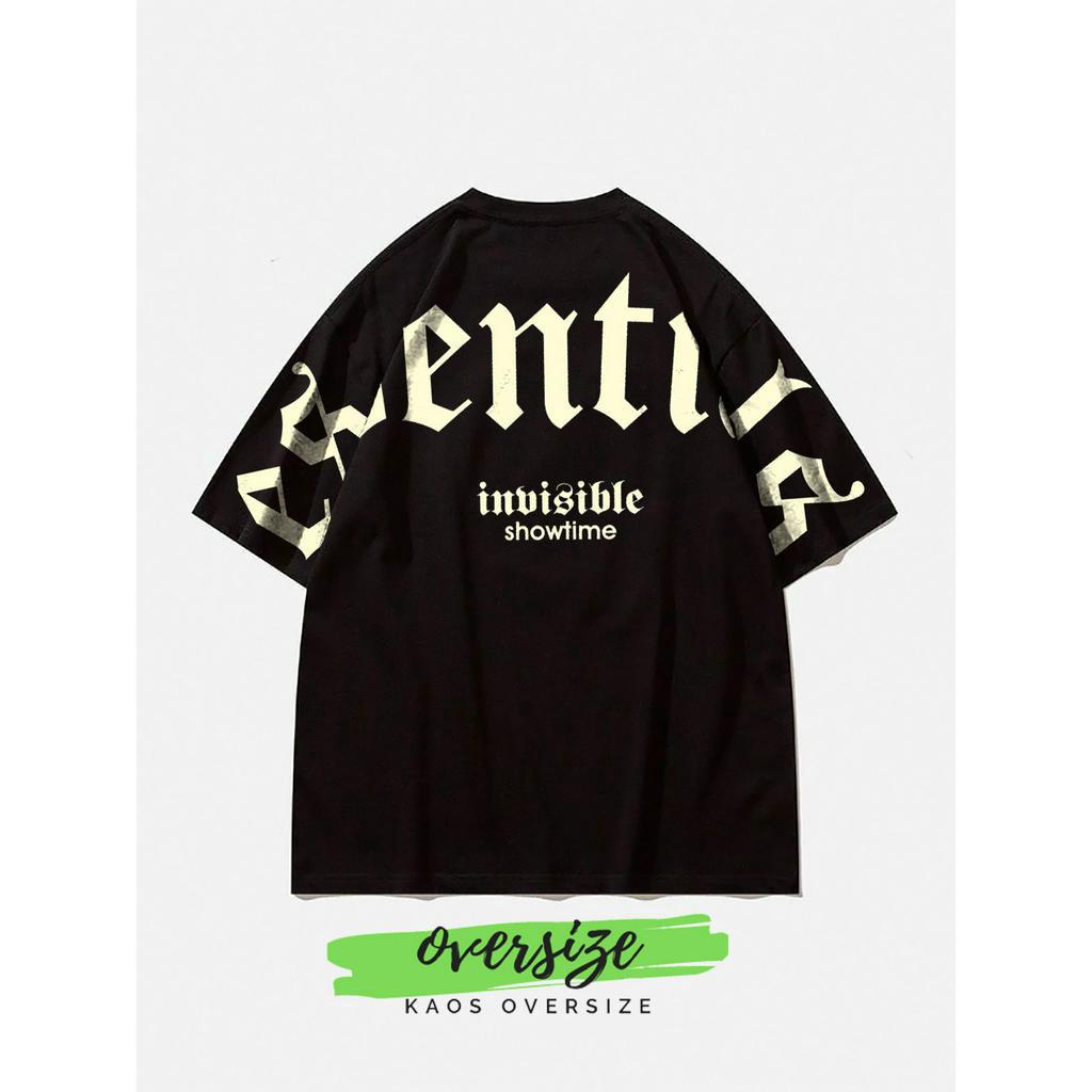 KAOS OVERSIZE MOTIF TULISAN DI PUNGGUNG / KAOS OVERSIZE ANAK MUDA / KAOS OVERSIZE PRIA DAN WANITA DE