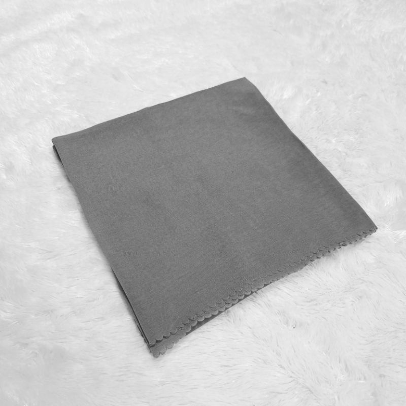 Jilbab Bella Square Laser Cut Original Polycotton PREMIUM Kerudung Segi Empat-Laser BEIGE