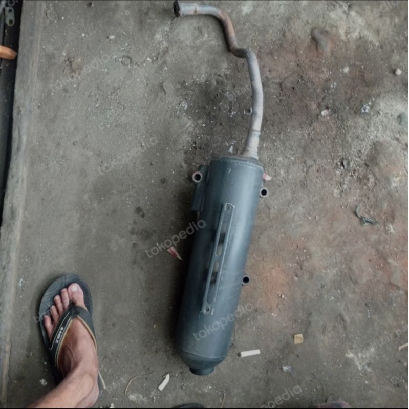 knalpot standar vario 125 old lama KZR original
