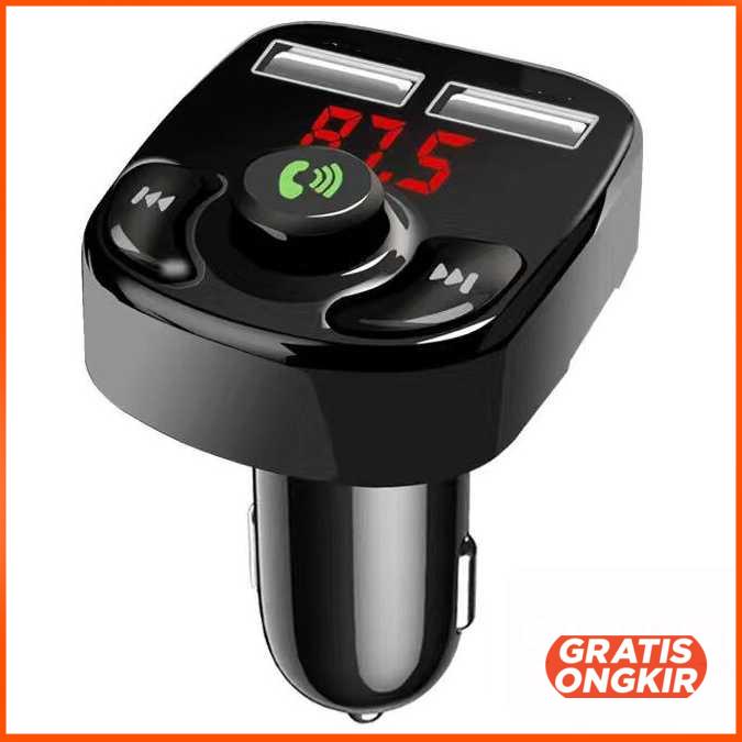 Bluetooth Audio Receiver FM Transmitter USB Charger - E0293