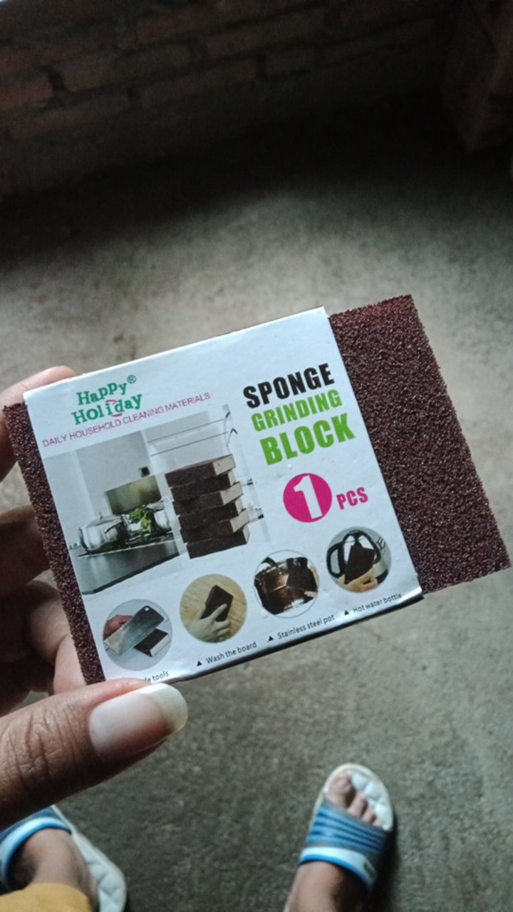 Nano Magic Spons Cuci Pembersih Kerak Noda Panci Wajan Piring Penggorengan