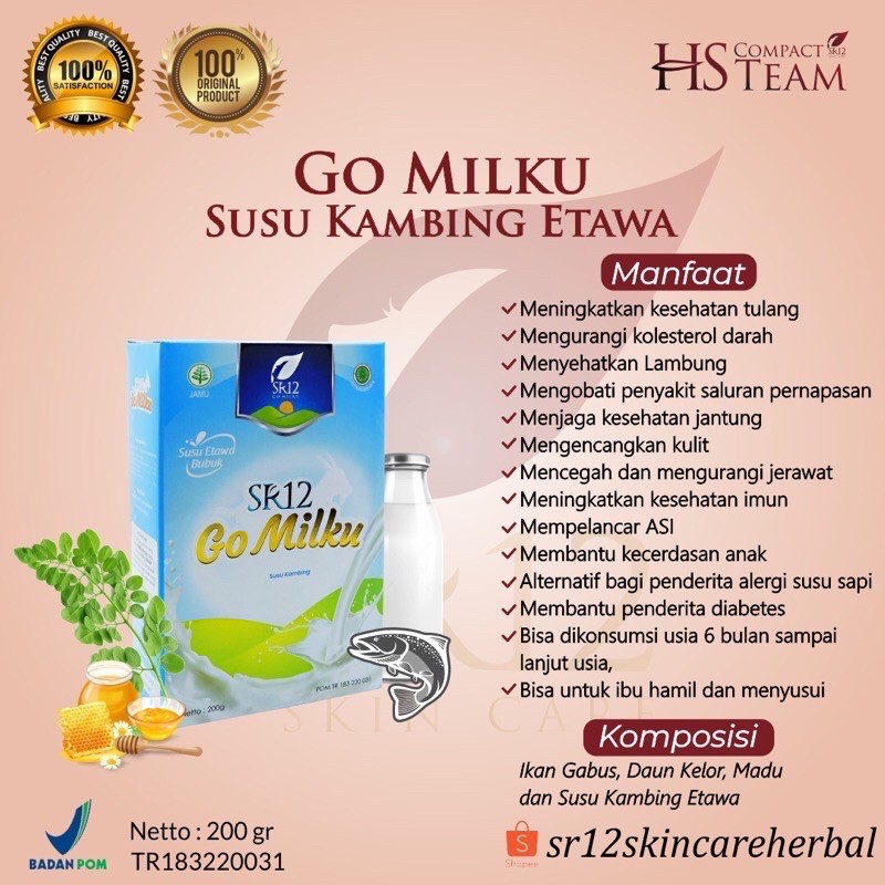 

GO MILKU SUSU KAMBING ETWA SR12