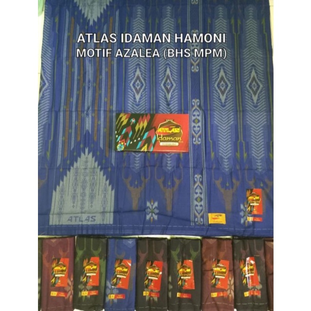 Grosir 10 pcs Sarung Atlas Idaman Harmoni motif BHS  MPM /Azalea