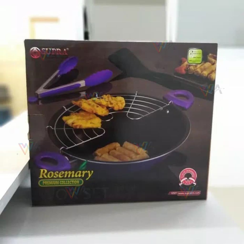 Wajan Penggorengan Wok Set Supra 30 Cm