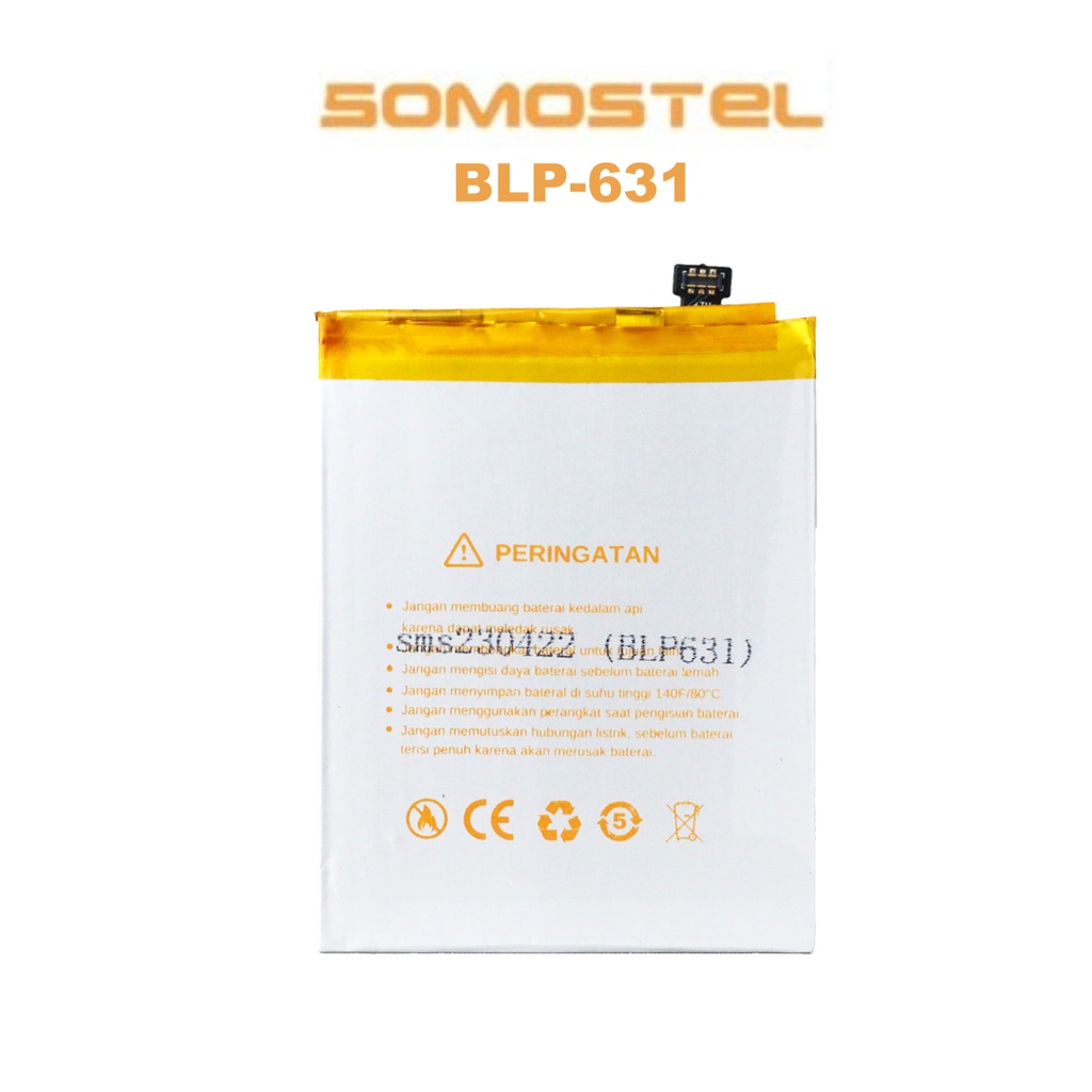 Somostel - BLP631 F3 / A77 / F5 / A73 / F5 Youth Batre Batrai Baterai