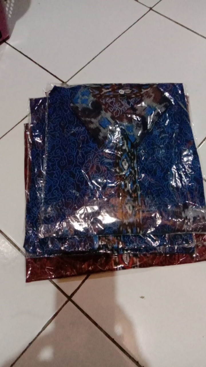 Bswart Batik Hrb026 Kenongo Hem Pendek Padi Pekalongan M L Xl Batik Pria Murah Modern Grosir Eltobeb