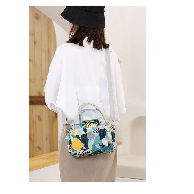 BJ15298 - AQUABLUE/BLACK/BLUEFLOWER/GREENFLOWER/KHAKIHURUF/ORANGEPINK/RAINBOW/YELLOW - TAS SLEMPANG NYLON WANITA FASHION IMPORT MODIS ELEGAN TERMURAH TERLARIS TERBARU BAGSTORE JAKARTA TAS BATAM EL5298