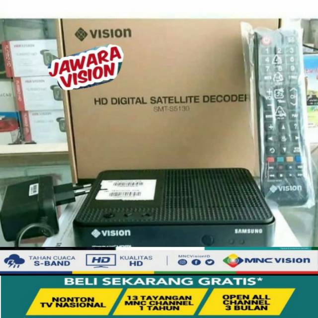 Decoder Receiver JAWARA VISION By MNC Vision