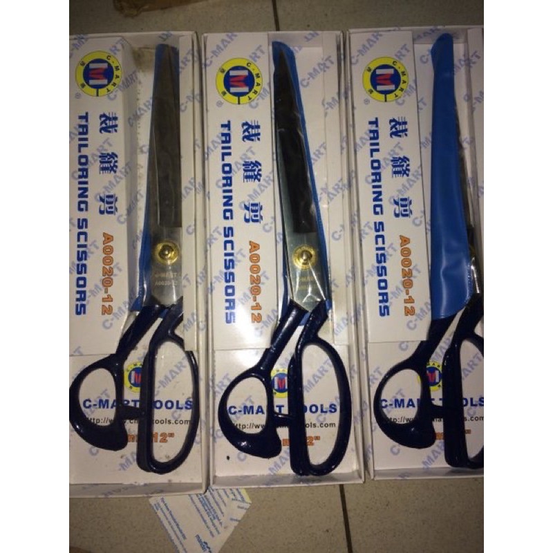 

Gunting Kain 12" Tailor Scissor Cmart Heavy Duty Kualitas Bagus