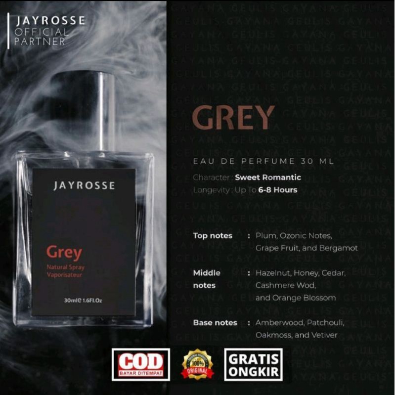 hot new parfum jayrosse 10ml pria dan wanita