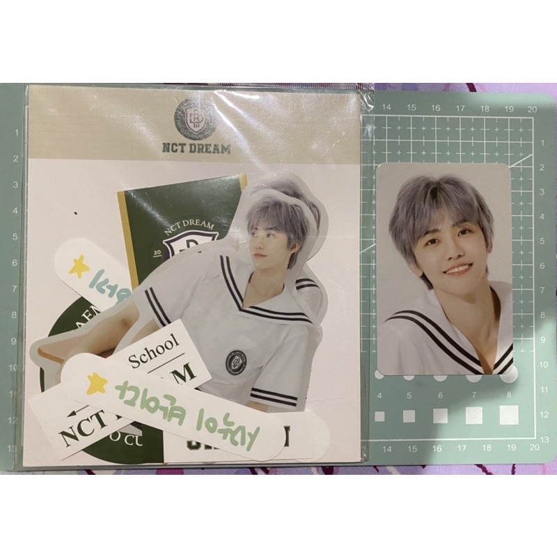 Jaemin photocard B2S luggage sticker set pc jeno jisung haechan chenle renjun mark nct dream
