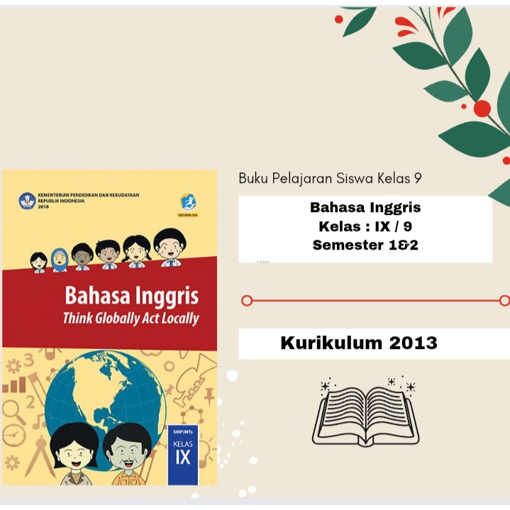 Buku Pelajaran Bahasa Inggris Kelas 9