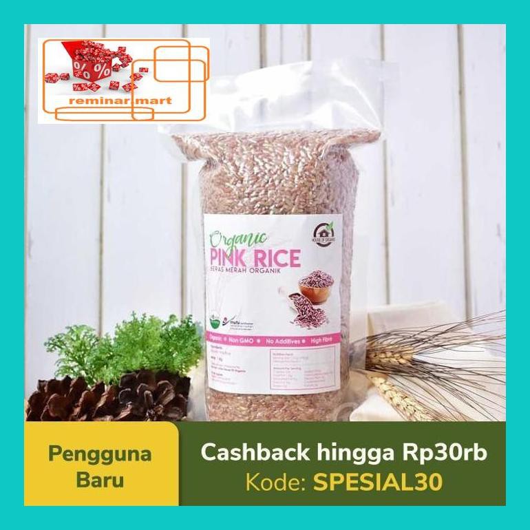 

S0Bers House Of Organix Organic Pink Rice ( Beras Pink Organik ) 1 Kg Ric0S50B