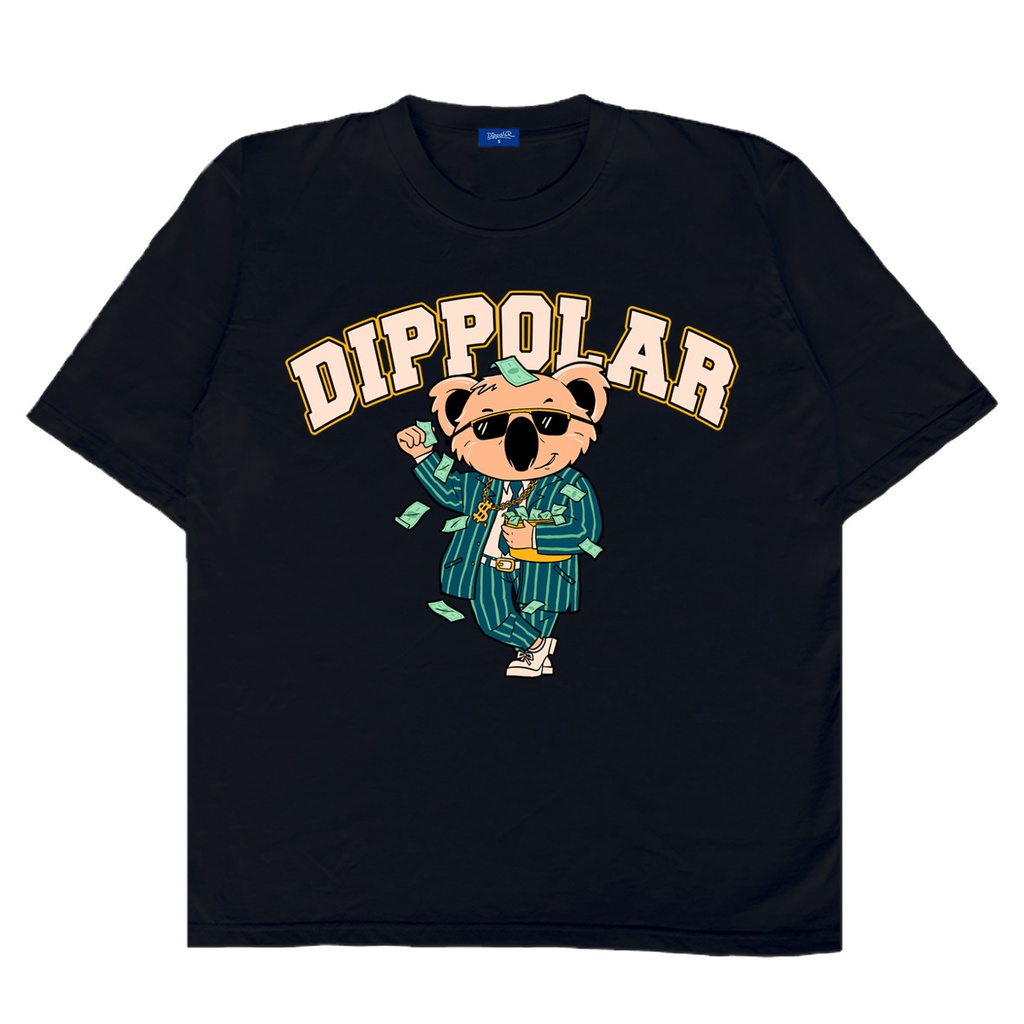 kaos pria original 100% Dippolar  Oversize T-Shirt Boss