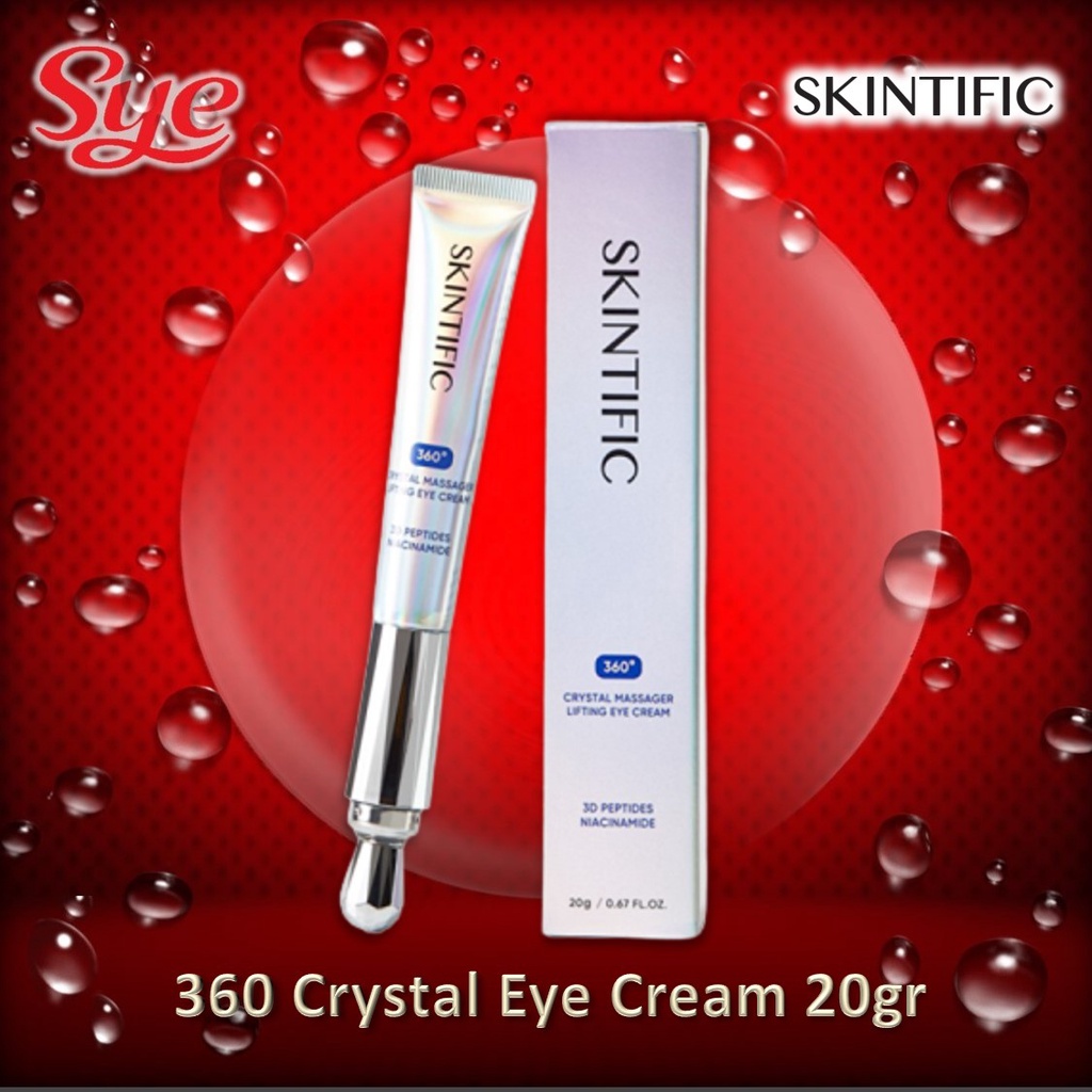 BPOM SKINTIFIC 360 CRYSTAL MASSAGER LIFTING EYE CREAM 20GR / SYE