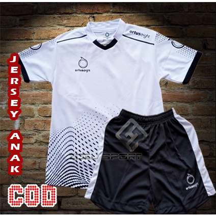 Baju Jersey Kaos Olahraga Futsal Bola Stelan Anak Laki laki perempuan Bisa Untuk Futsal Bola Badminton Volly