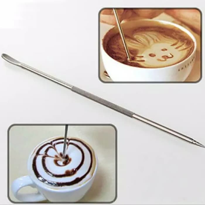 

coffee latte pen art stainless kopi pen besi
