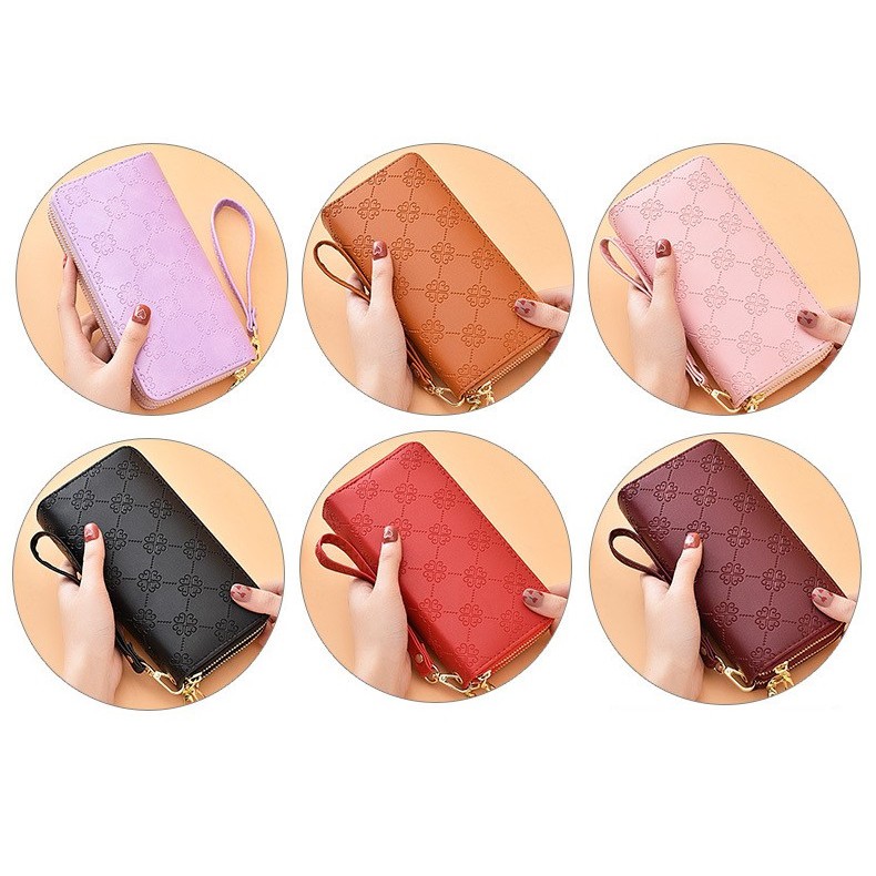 Puas Banget Sama Kualitas Dompet Ini JX 648 - Dompet Import Panjang Double Resleting - Dompet Wanita - Dompet Import - Dompet Import Berkualitas - Dompet Pesta - Dompet Uang - Dompet Kartu - Dompet HP