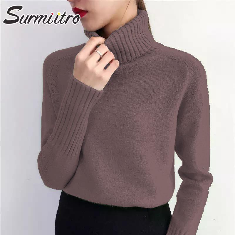 Atasan Wanita Rajut Halus VIOLA TURTLENECK