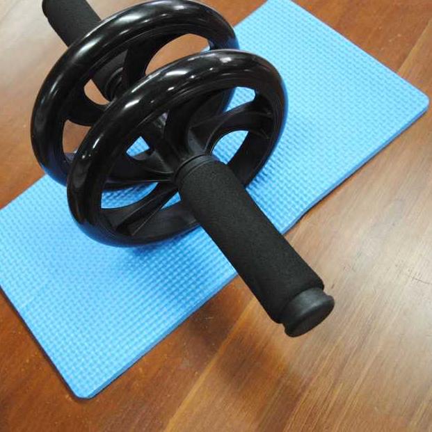 Harga TERMURAAH.. Ab Roller Wheel Abs Roll Sport Alat Olahraga Fitnes Dirumah Alat Fitnes Rumahan  R