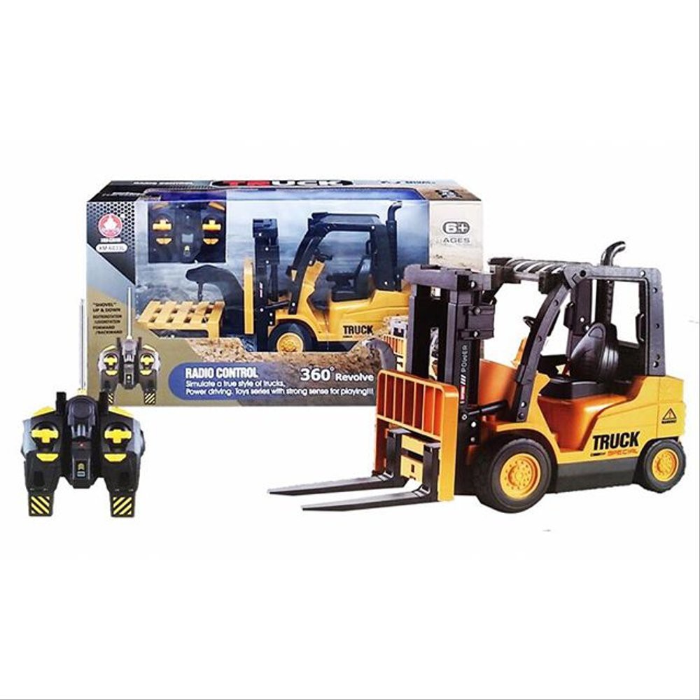 mainan remote control mobil kendaraan alat berat RC Truck Excavator Forklift XM-6833L Makassar