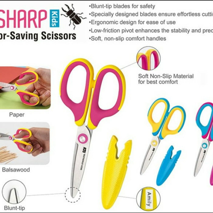 

Gunting i-Sharp Labor-Saving SDI 0924C 5 1/4 Inch scissor anak