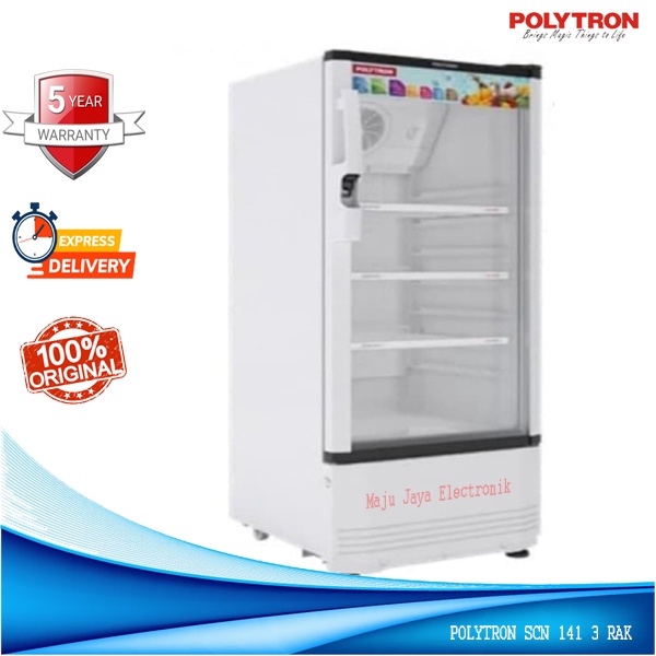 ShowCase Polytron 3 rak SCN 141 165 Liter