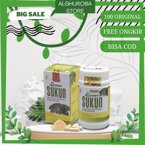 Obat Ginjal Obat gagal Ginjal | Kapsul Herbal DAUN SUKUN Tazakka isi 60 | HALAL BPOM ORIGINAL