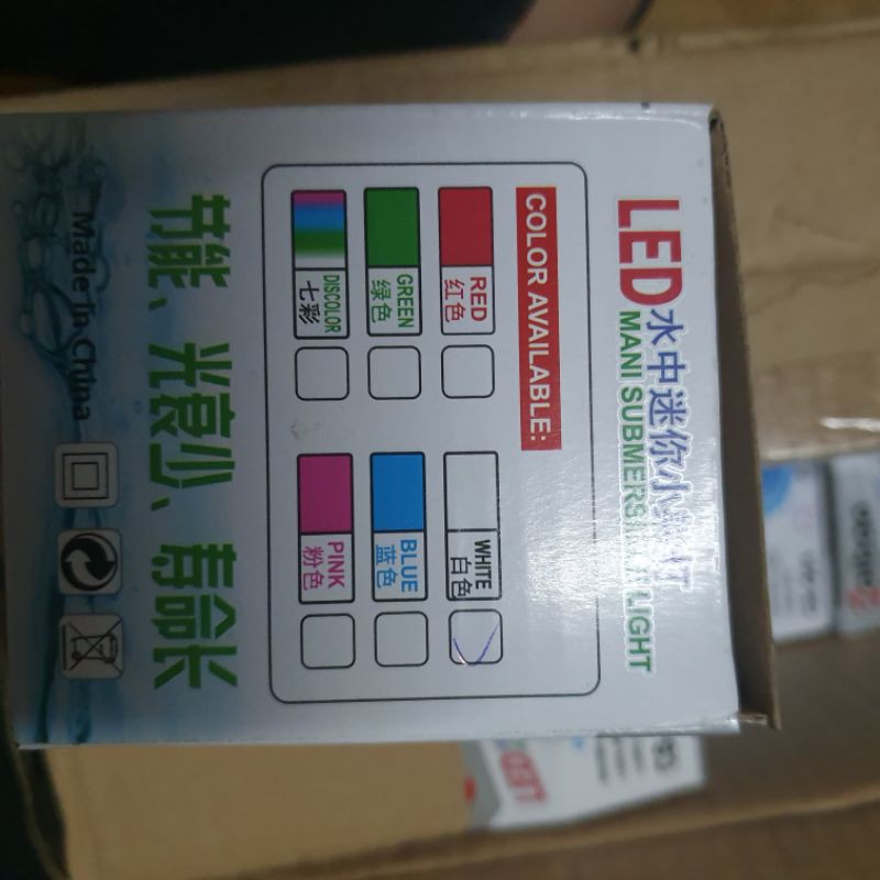 Lampu Sorot Aibao LED Tembak Aquarium Kolam