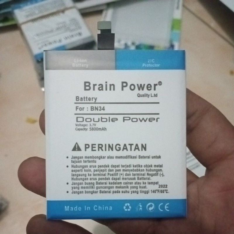 Batre Batre Xiaomi BN34 Redmi 5A Double Power