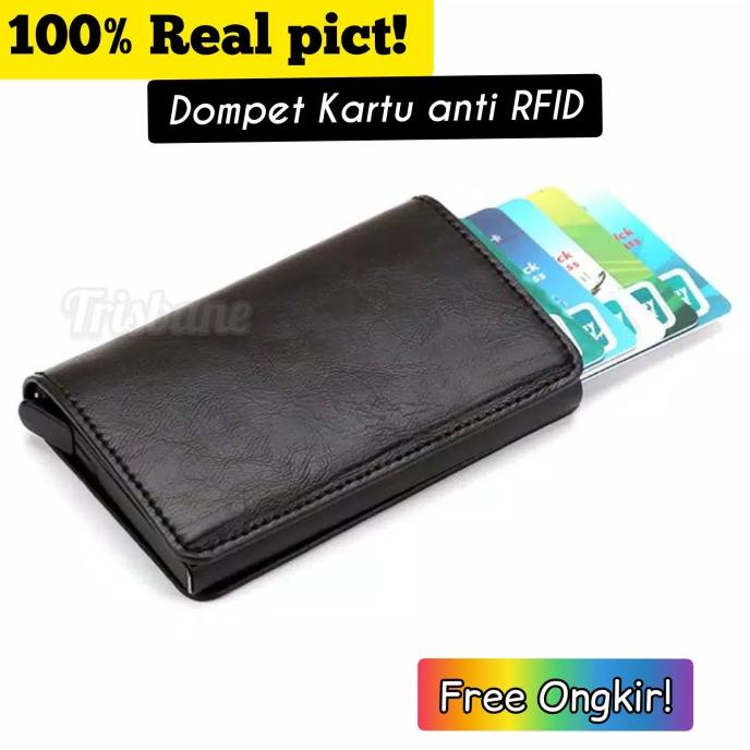 

Office & Stationery | Document Organizer | Dompet Kulit Kartu Kredit Kartu Atm Rfid Protection Import (Single) | Best Seller