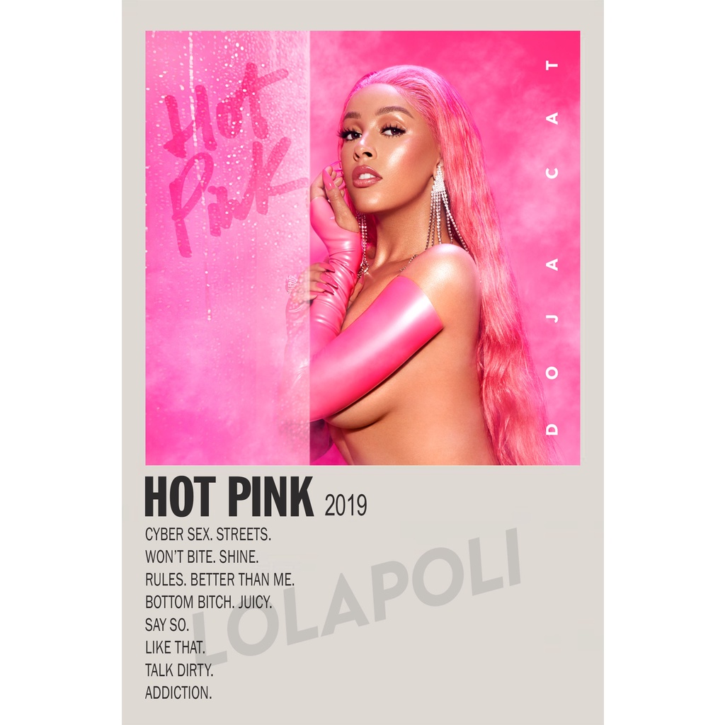 Poster Cover Album Hot Pink - Doja Cat