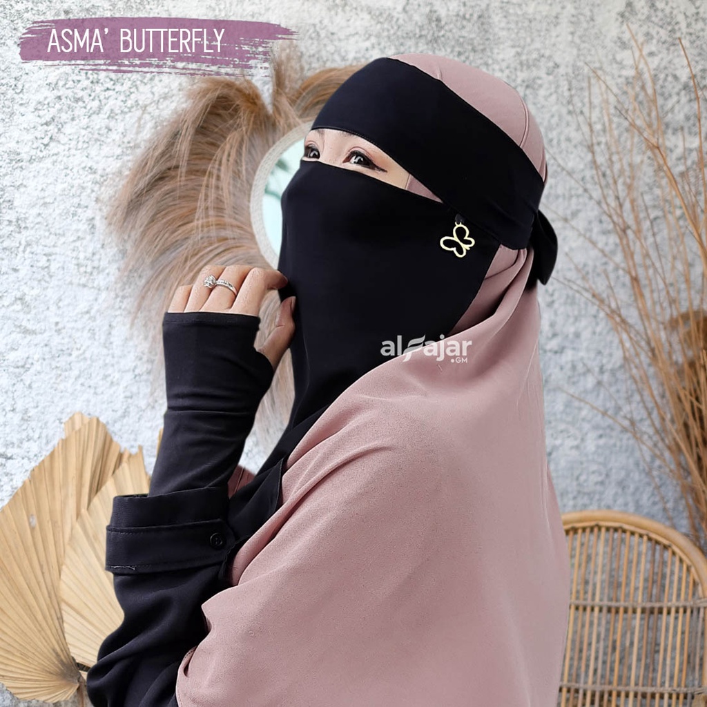 CADAR NIQOB ASMA CANTIK Dua Layer Sifon Silky by Alfajar