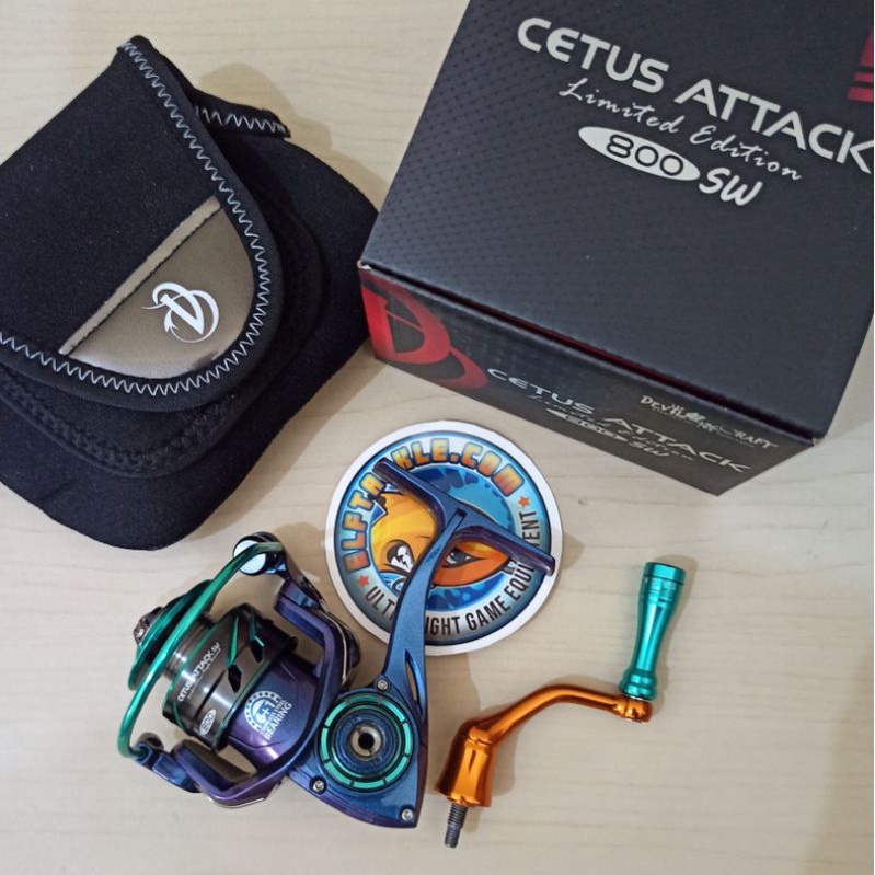 Reel Spinning UL Devil Craft Cetus Attack 800 SW Power Handle