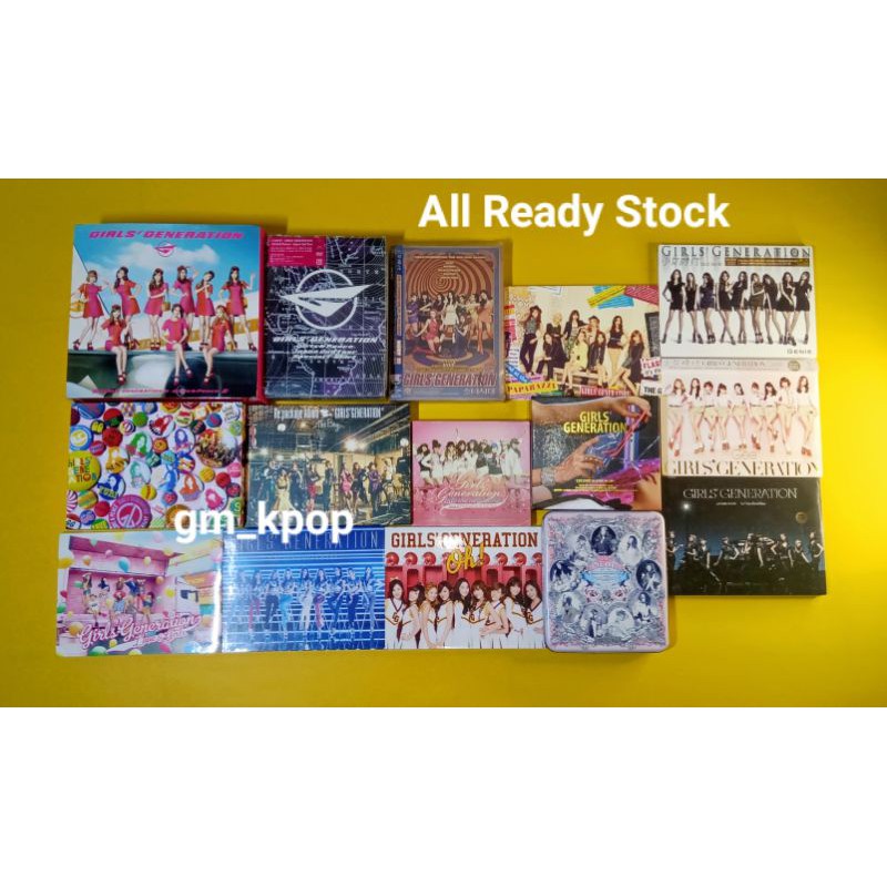 SNSD album japan photocard JESSICA TAEYEON tiffany yuri yoona fullset