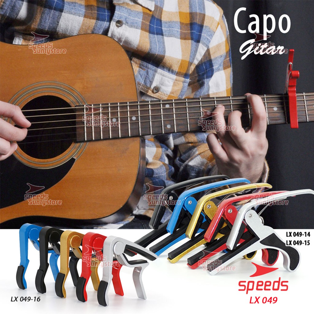 Alat Musik Capo Gitar Bahan Abs Untuk Gitar Elektrik Akustik Klasik Speeds 049 14 Shopee Indonesia