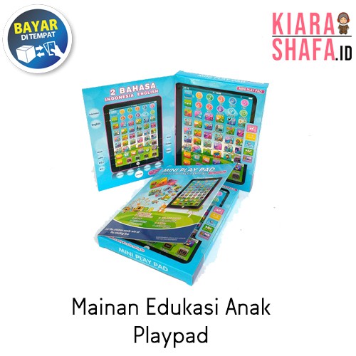 Kiarashafa - Mini Playpad Ipad - Mainan Edukasi Anak 2 Bahasa (Indonesia&amp;English)