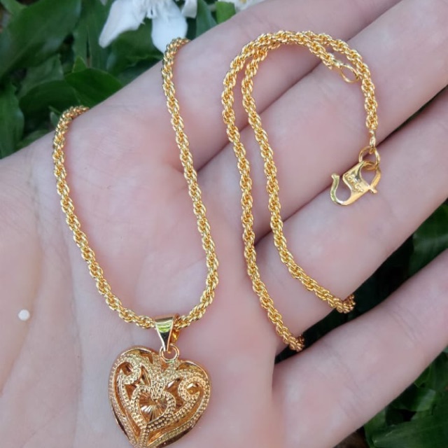 Kalung liontin suping 24k