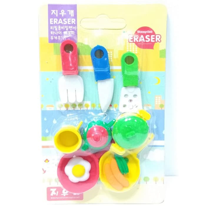 

Penghapus Eraser Alat Tulis Spatula Pisau Telur Sosis Wajan Tipe F